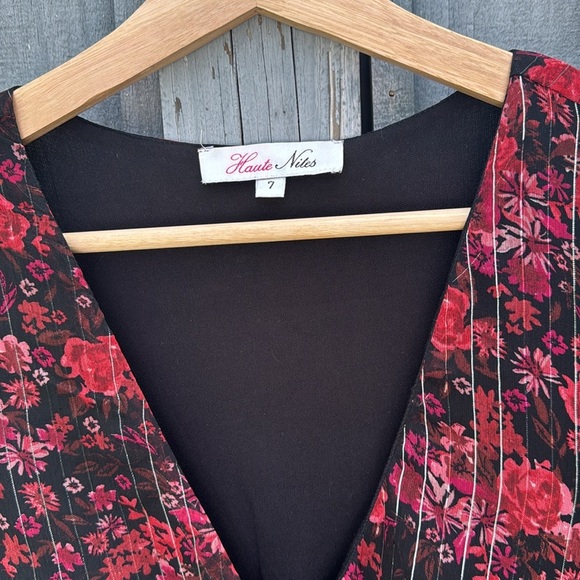 Floral Red Maxi Dress - Picture 3 of 7